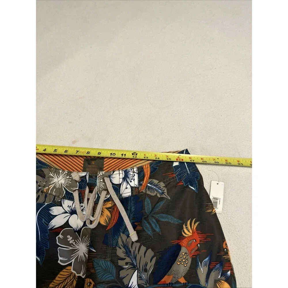Old Navy Tropical Bird Swim Trunks Shorts Water Men's Medium